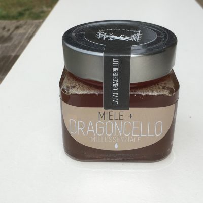 miele con olio essenziali aromatizzato al dragoncello - la fattoria dei grilli, Bologna